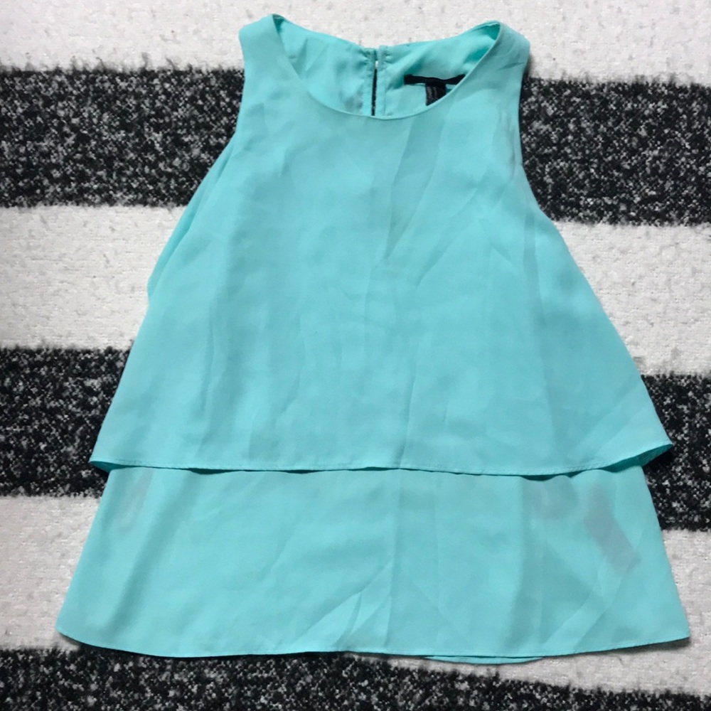 Mint green halter top